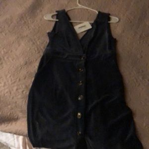 COPY - Courdoroy velvet button up dress